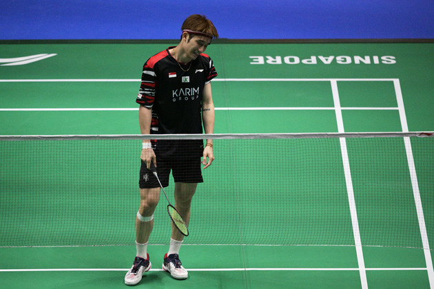 (SP)SINGAPORE-BADMINTON OPEN-MEN'S SINGLES