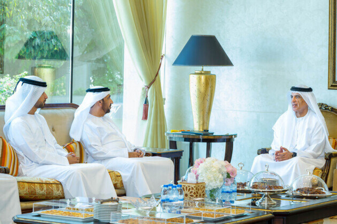 Ras Al Khaimah Ruler receives Arab Parliament President