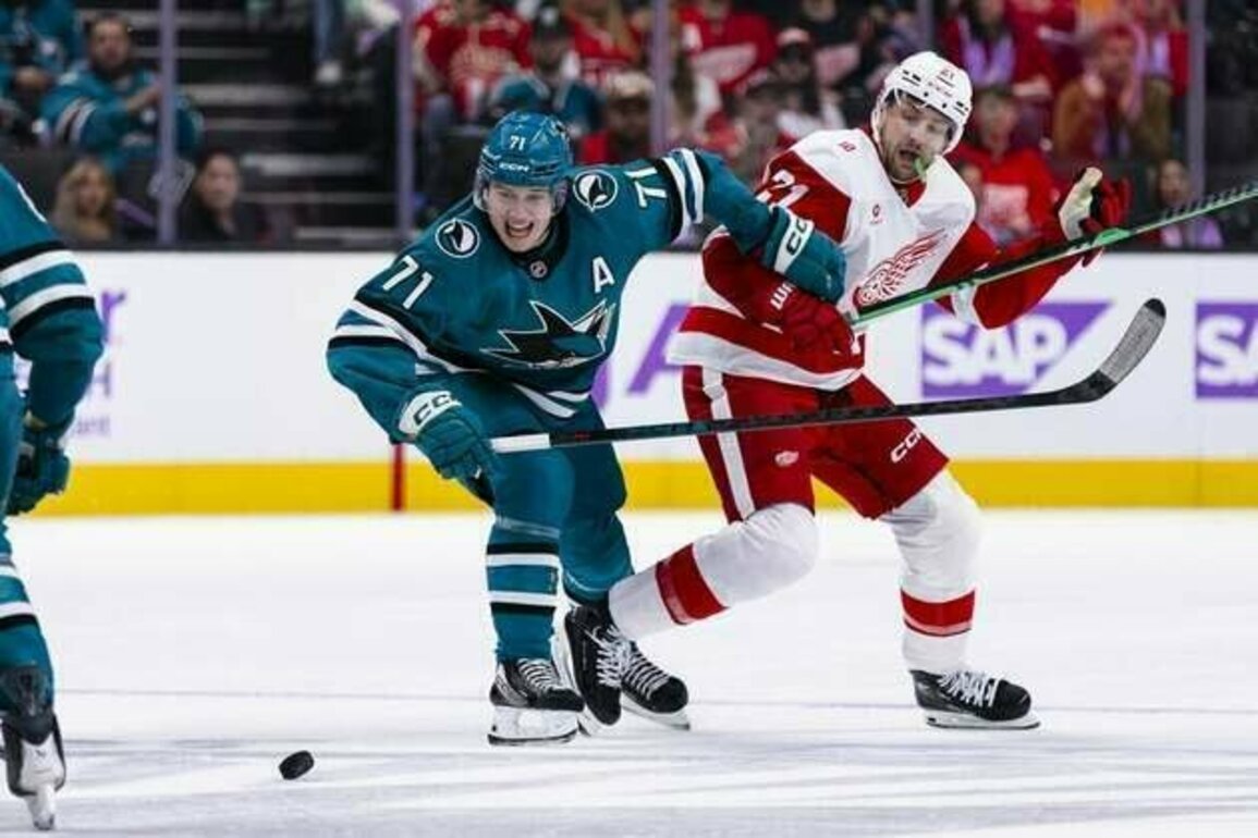 Red Wings finally put away resilient Sharks for shootout victory