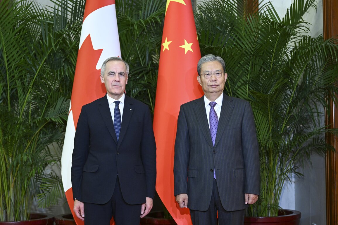 CHINA-BEIJING-ZHAO LEJI-CANADIAN PM-MEETING (CN)