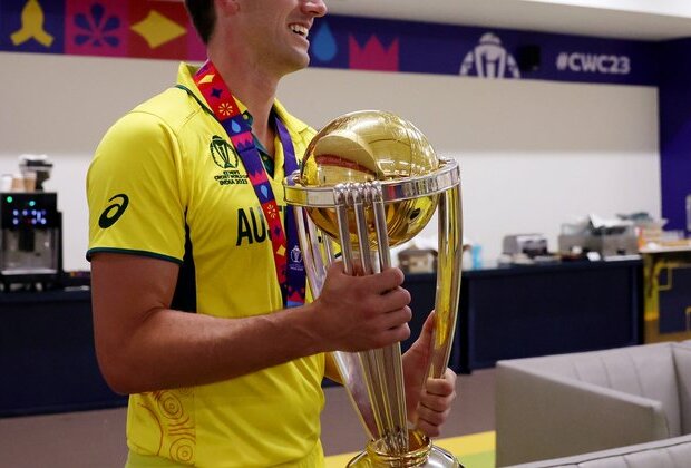 Pat Cummins poses with World Cup trophy on Sabarmati river cruise celebrating Australia's record triumph