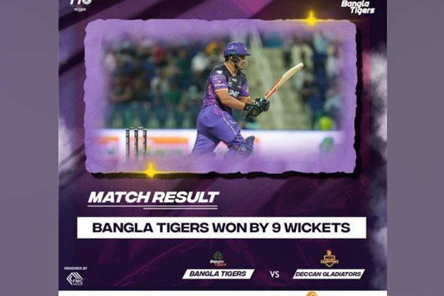 Abu Dhabi T10: Zazai's half-century helps Bangla Tigers to climb to third spot in points table