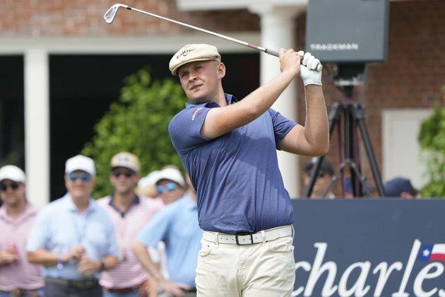 Harry Hall stays in front at Colonial despite Harris English's ace