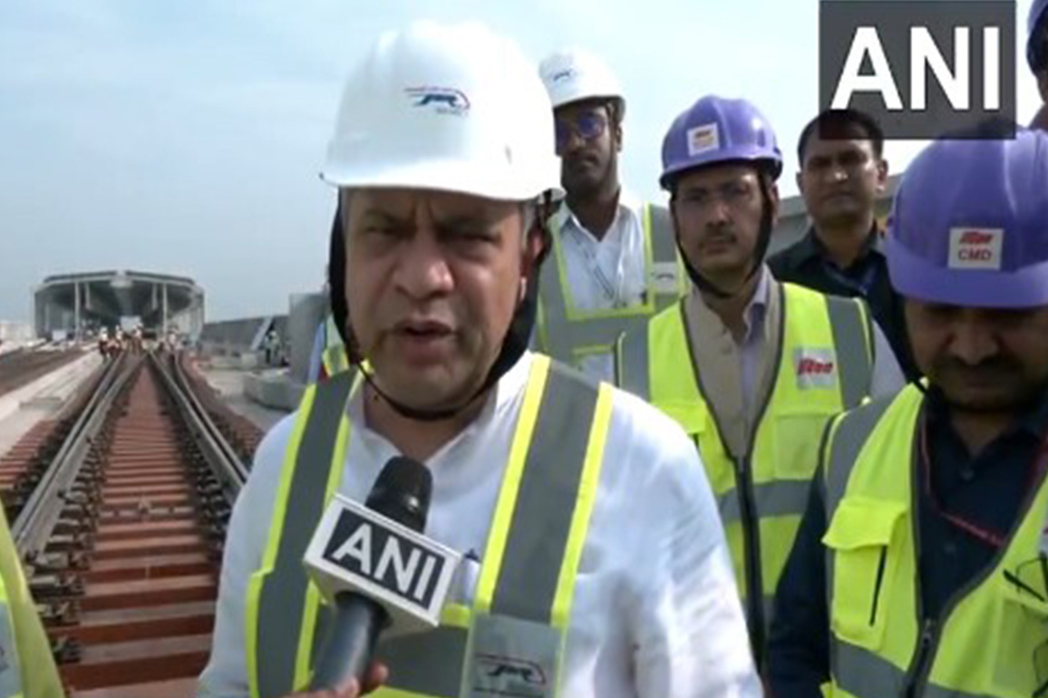 Railway Minister Ashwini Vaishnaw inspects bullet train project site in Surat, says Surat-Bilimora section to be operational in 2027