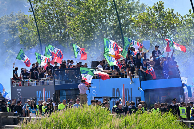 (SP)ITALY-NAPLES-FOOTBALL-SERIE A-NAPOLI-CELEBRATION