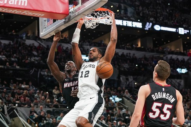 Aldridge, DeRozan lift Spurs to 107-102 win over Heat