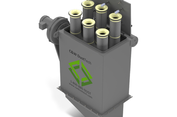 C&W DustTech new conveyor dust collector