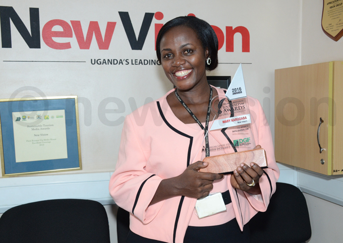 ew isions ary arugaba won in the ata journalism category hoto by ichard anya
