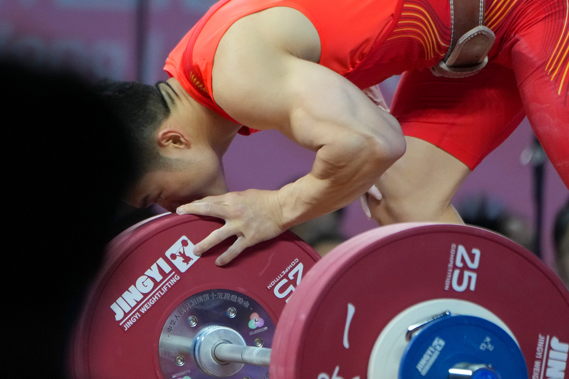 (SP)CHINA-15TH NATIONAL GAMES-WEIGHTLIFTING-MEN'S 73KG-FINAL (CN)