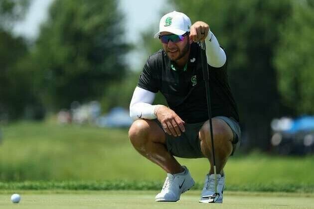 Dean Burmester's 65 puts him on top at LIV Golf Chicago ahead of final round