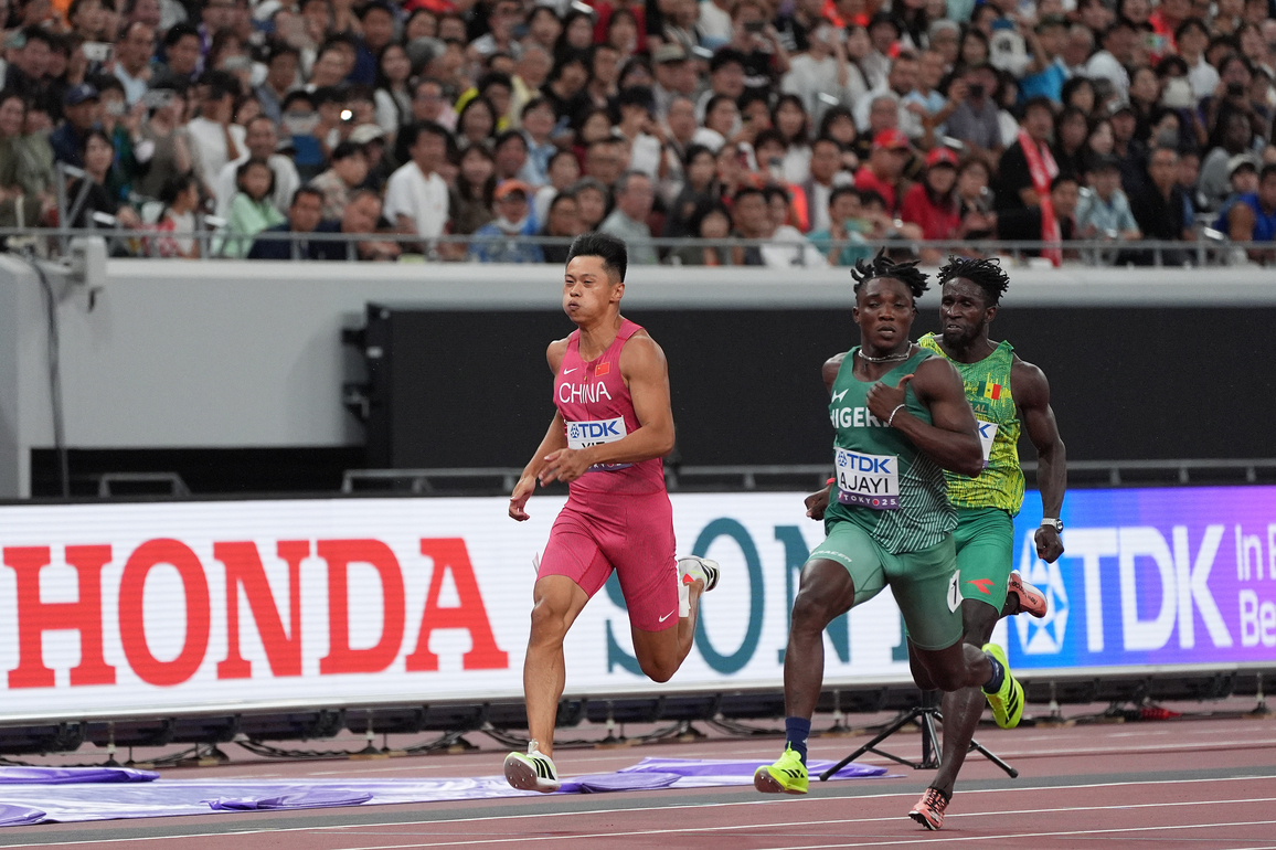 (SP)JAPAN-TOKYO-ATHLETICS-WORLD ATHLETICS CHAMPIONSHIPS-MEN'S 100M-HEATS