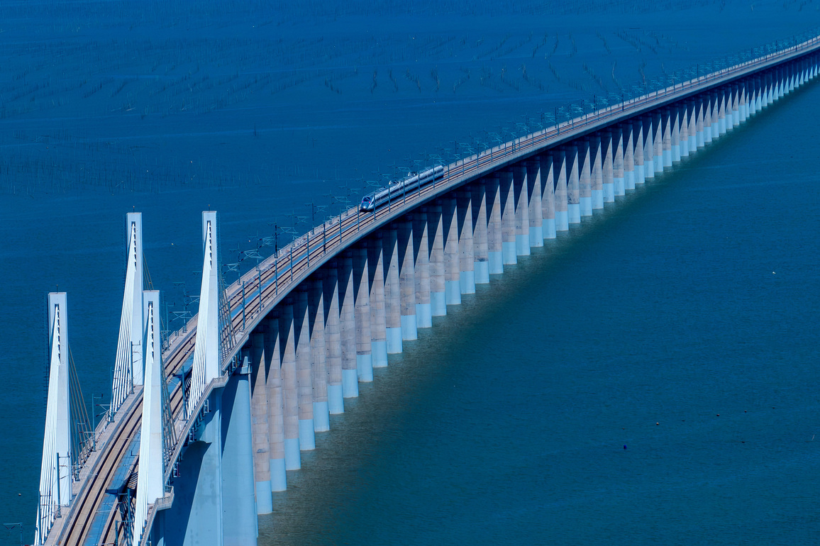 (RailwayAlbum) CHINA-HIGH-SPEED RAILWAY-TOTAL OPERATIONAL MILEAGE-50,000 KM (CN)