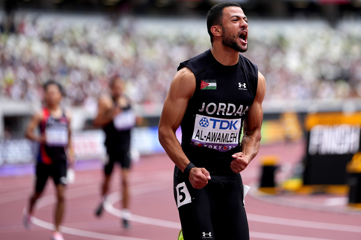(SP)JAPAN-TOKYO-ATHLETICS-WORLD ATHLETICS CHAMPIONSHIPS-MEN'S 100M PRELIMINARY ROUND