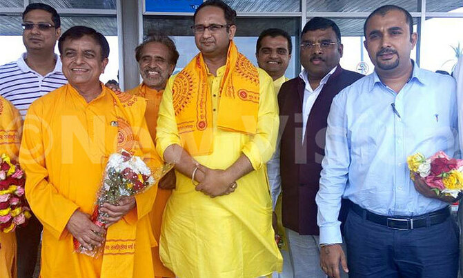 Hindu spiritual leader Pandya Chinmay in Uganda Hindu spiritual leader Pandya Chinmay in Uganda
