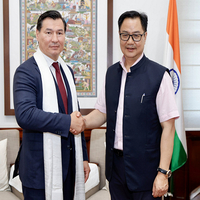 Union Minister Rijiju holds talks with Head of Kalmykia on India-Russia ties