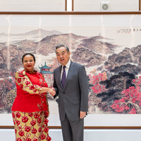 CHINA-HUNAN-CHANGSHA-WANG YI-DRC-FM-MEETING (CN)