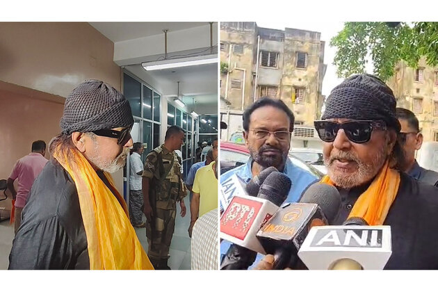 West Bengal Polls: Mithun Chakraborty stands in queue to cast vote, says "no special treatment requested"