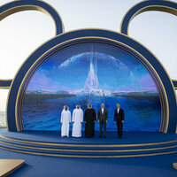Khaled bin Mohamed bin Zayed witnesses announcement of Disney Theme Park Resort project on Yas Island, Abu Dhabi