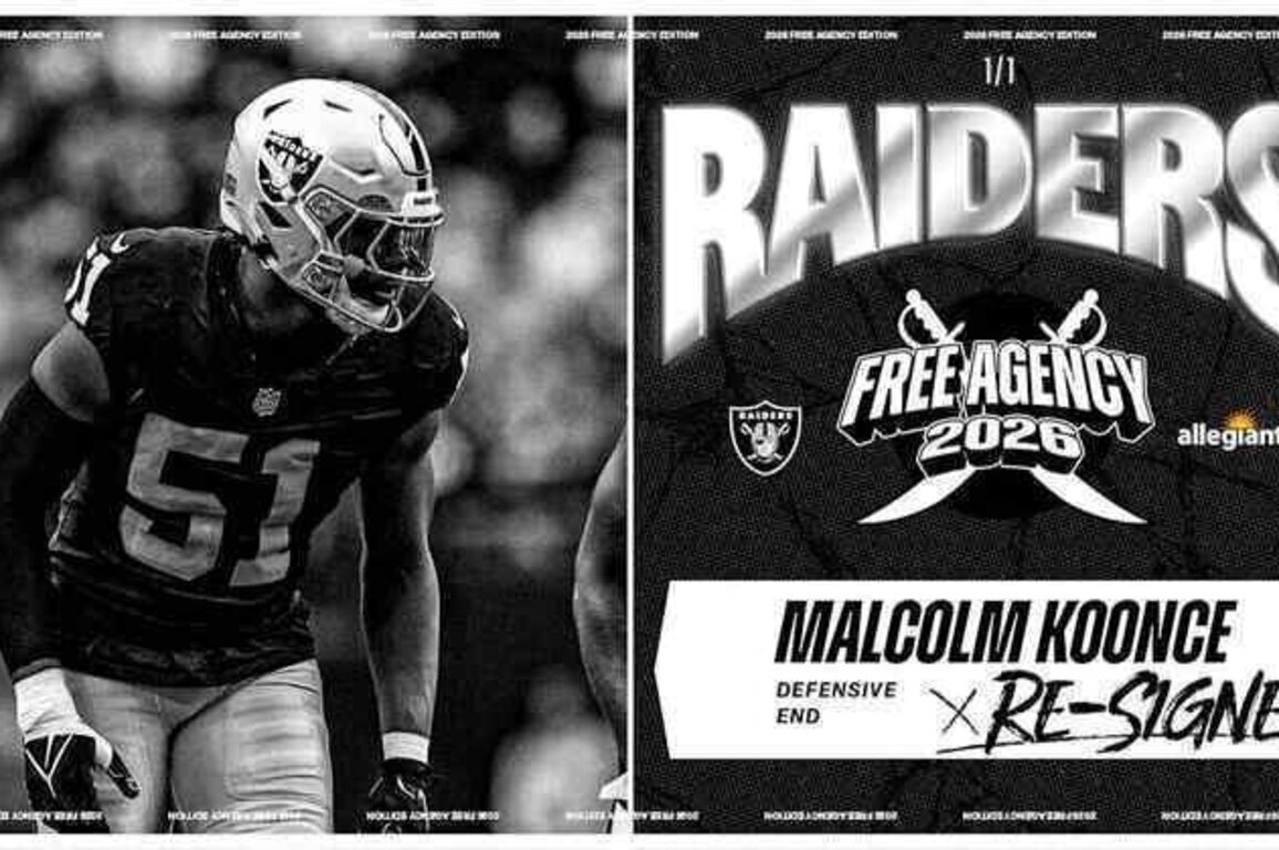 Raiders re-sign DE Malcolm Koonce