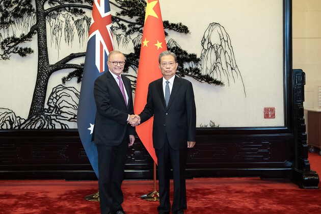 CHINA-BEIJING-ZHAO LEJI-AUSTRALIAN PM-MEETING (CN)