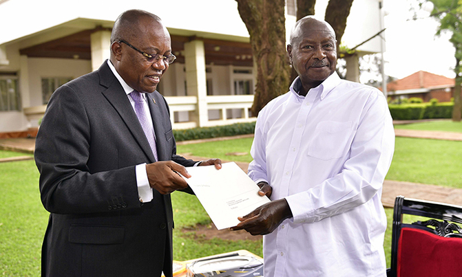 Museveni receives special message from Angola leader Museveni receives special message from Angola leader