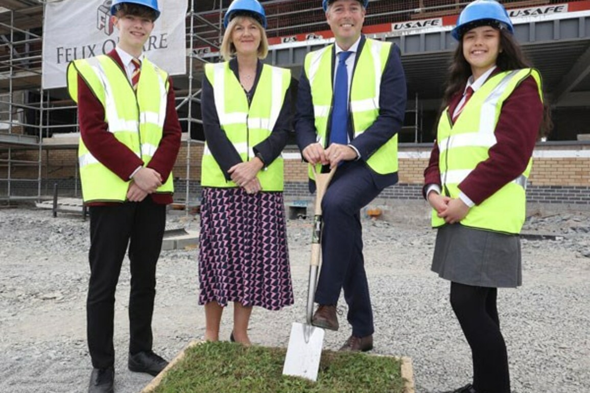 Work Begins On New 38m Strangford School   23-05-2025