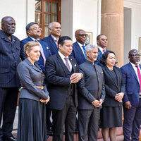 EAM Jaishankar hosts Permanent Representatives to the UN of seven countries