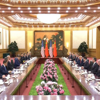 US President Trump participates in bilateral meeting with Chinese President Xi Jinping