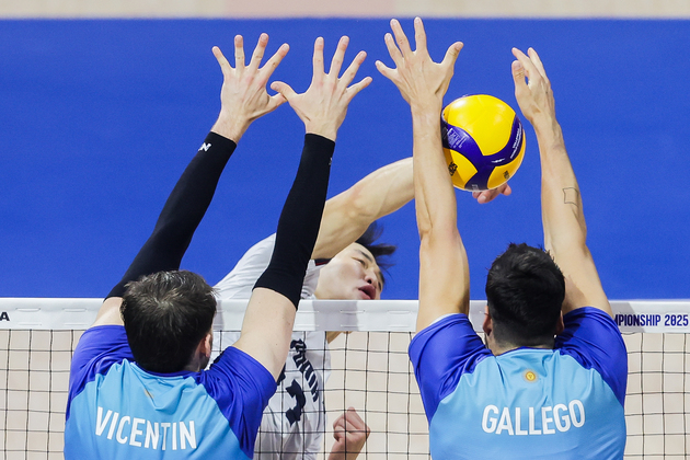 (SP)THE PHILIPPINES-QUEZON CITY-VOLLEYBALL-FIVB MEN'S WORLD CHAMPIONSHIP 2025-ARG VS KOR