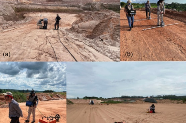 Pesquisadores aplicaram modelo em jazida de areia em Leme, São Paulo