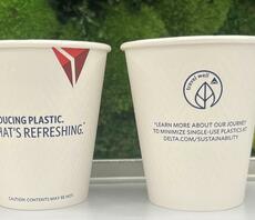 Inside Delta's plan to take single-use plastic cups off its flights