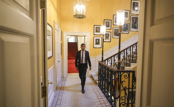 The PM heads to a Cabinet meeting on 31 October | Credit: Gov, Flickr