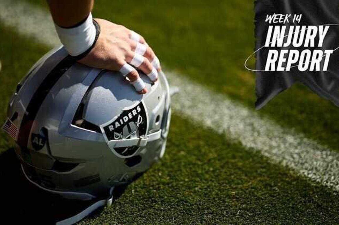 Raiders-Broncos Week 14 Injury Report