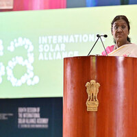 Solar energy is not merely about power generation but also about empowerment and inclusive development: President Droupadi Murmu