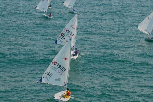 Impressive results for Abu Dhabi Sailing Team on day one of Mussanah Sailing Week
