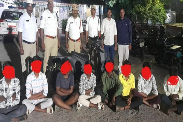 Telangana: Eight people arrested for travelling on single two-wheeler