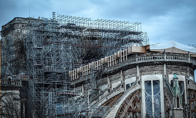 Eight months later, Notre-Dame cathedral still broken Eight months later, Notre-Dame cathedral still broken
