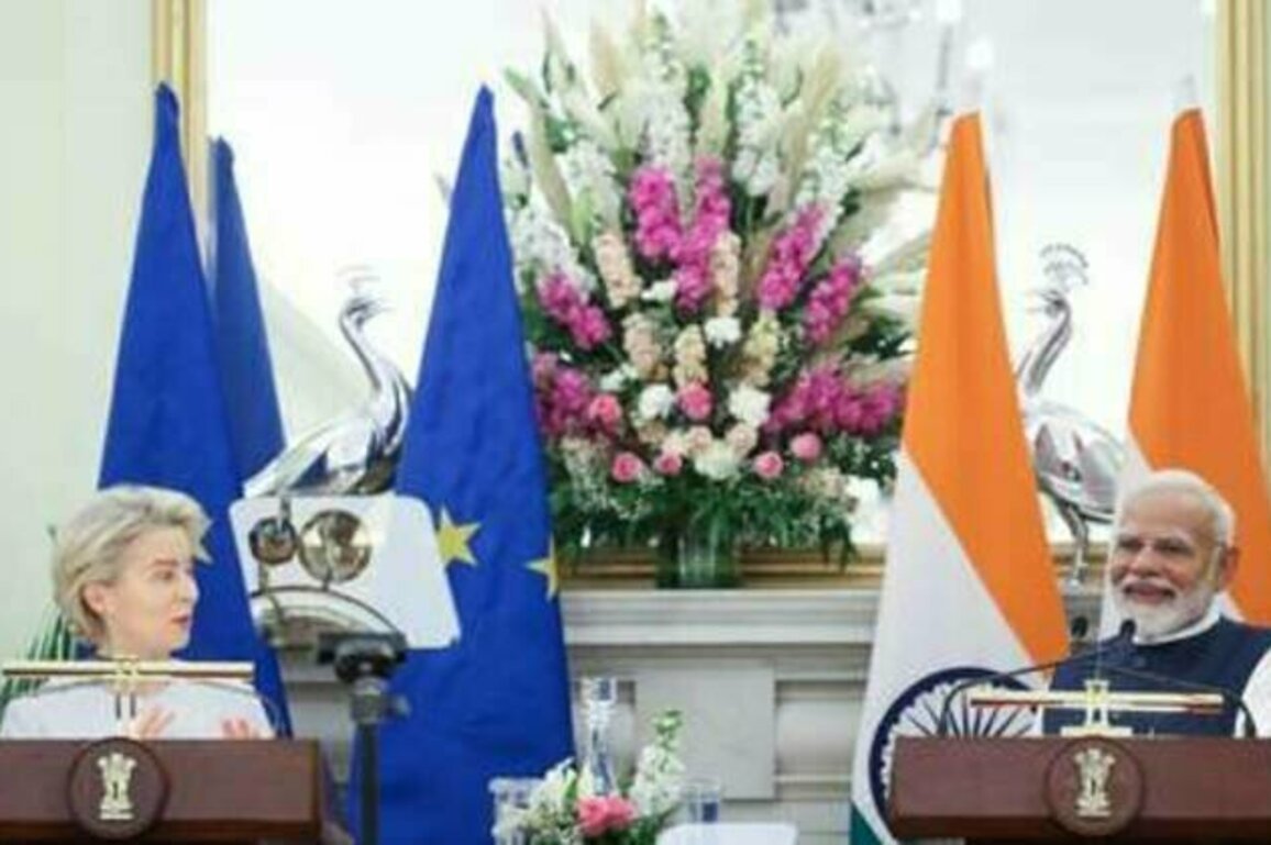 EU's von der Leyen pushes trade deal with India