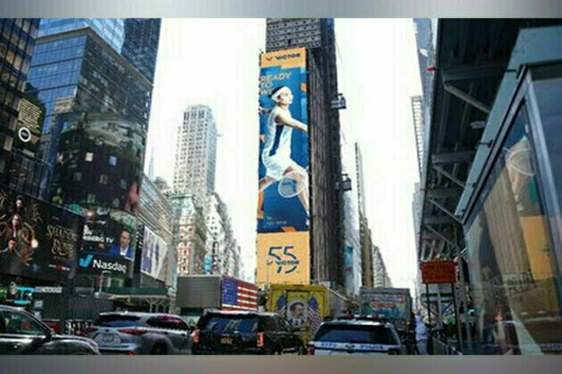 Team VICTOR Lights Up Times Square Billboard to Celebrate VICTOR's 55th Anniversary