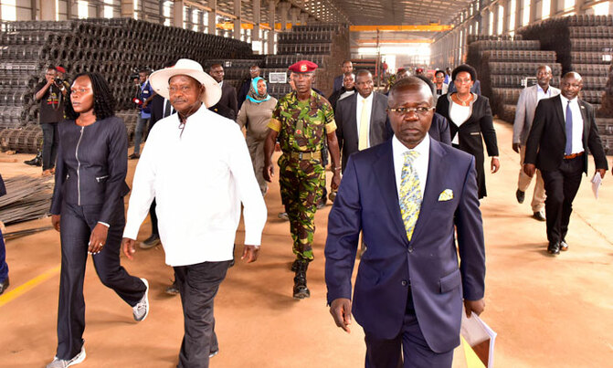 Factories are a testimony of NRM development plans - Museveni Factories are a testimony of NRM development plans - Museveni