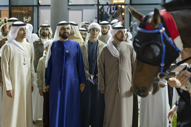 Mohammed bin Rashid attends 'Fashion Friday' at Meydan Racecourse