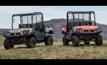  Kubota's latest side-by-side, the RTV XG850, can do 64km/h. Picture courtesy Kubota. 