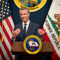 "These are the acts of a dictator, not a President," says California Governor Newsom on National Guard deployment