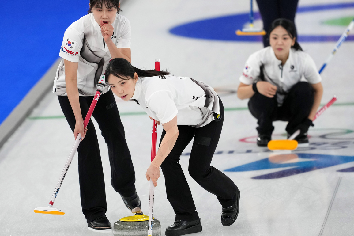 (MICO2026)ITALY-CORTINA D'AMPEZZO-OLYMPIC WINTER GAMES-CURLING-WOMEN-ROUND ROBIN-SWE VS KOR