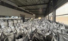 Bagged graphite concentrate