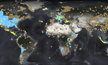  A map of investigated screening locations for lithium brines 