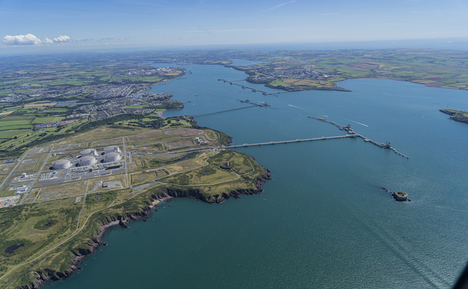 Helicopter Aerial views of Pembroke Dock and Milford Haven - Credit: iStock