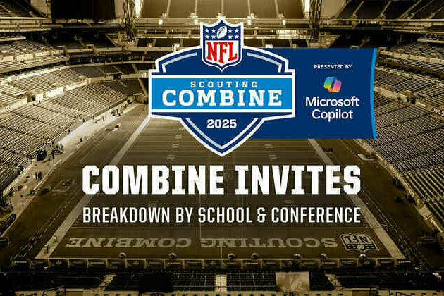 2025 NFL Combine Invites: Breakdown by school & conference