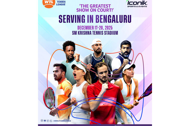 World Tennis League makes its India debut this December; Medvedev, Kyrgios, Bopanna, Rybakina to headline the tournament in Bengaluru