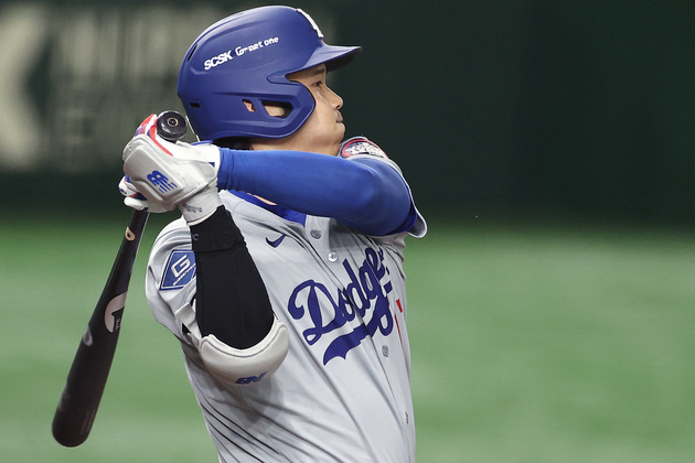 (SP)JAPAN-TOKYO-BASEBALL-MLB-TOKYO SERIES-DODGERS VS CUBS